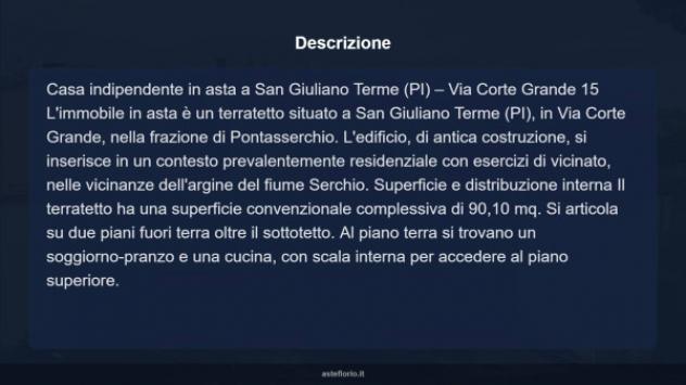Immobile in asta di 90 m² in vendita a San Giuliano Terme - Foto 11