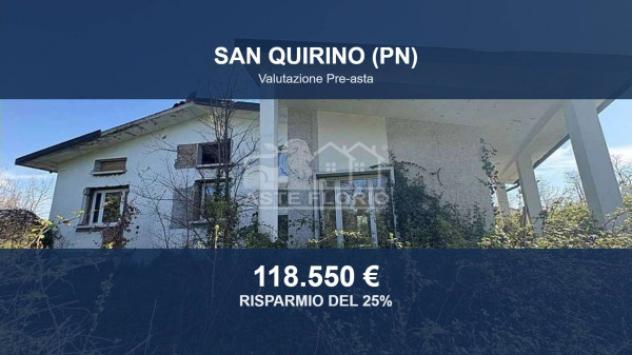 Immobile in asta di 454 m², box auto in vendita a San Quirino
