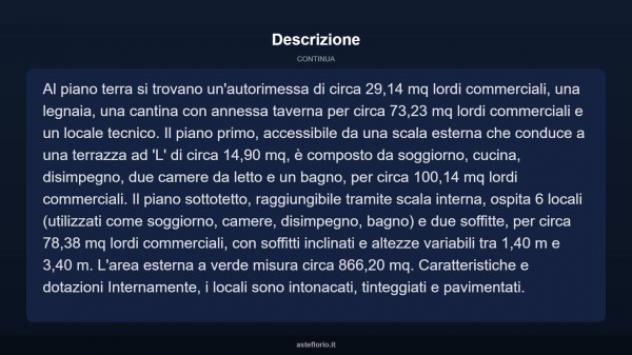 Immobile in asta di 280 m² con più di 5 locali e box auto in vendita a Santa Fiora - Foto 7