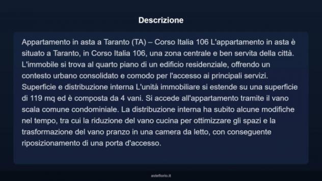 Immobile in asta di 119 m² in vendita a Taranto - Foto 7