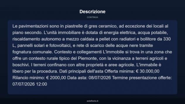 Immobile in asta di 242 m² con più di 5 locali in vendita a Viale - Foto 18