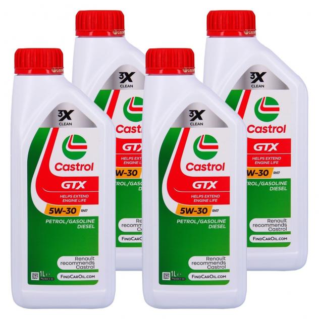 Olio motore Castrol GTX 5w30 RN17 4 litri