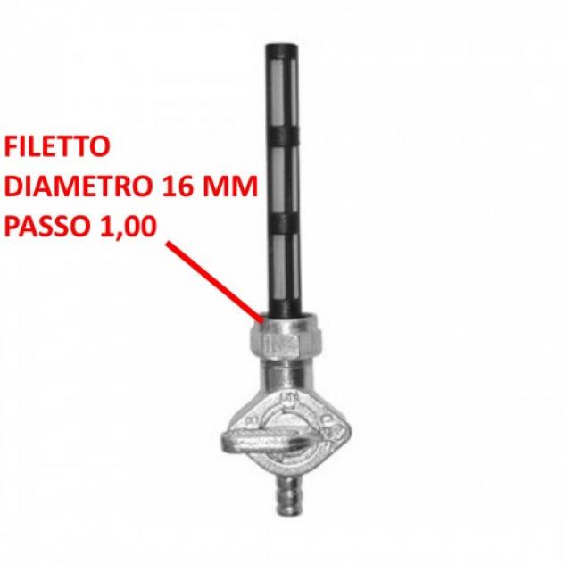 Rubinetto benzina sinistro uscita sotto per Moto Guzzi V7 Le Mans T3 California S SP - Foto 2