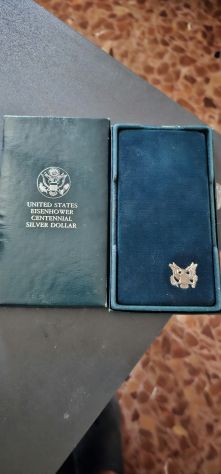 Dollaro argento 900 proof Eisenhower - Foto 2