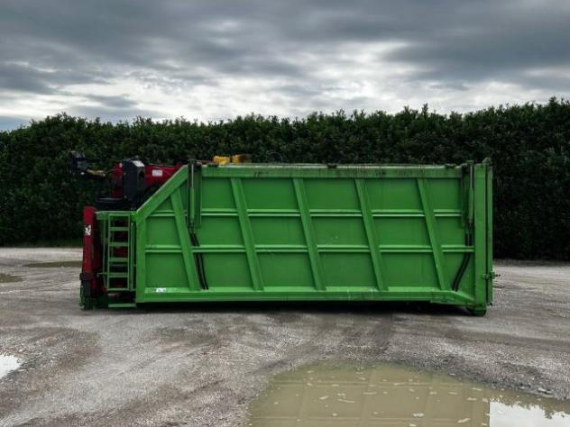CONTAINER SCARRABILE USATO CON COPERCHIO E GRU rif. 23804242 - Foto 4