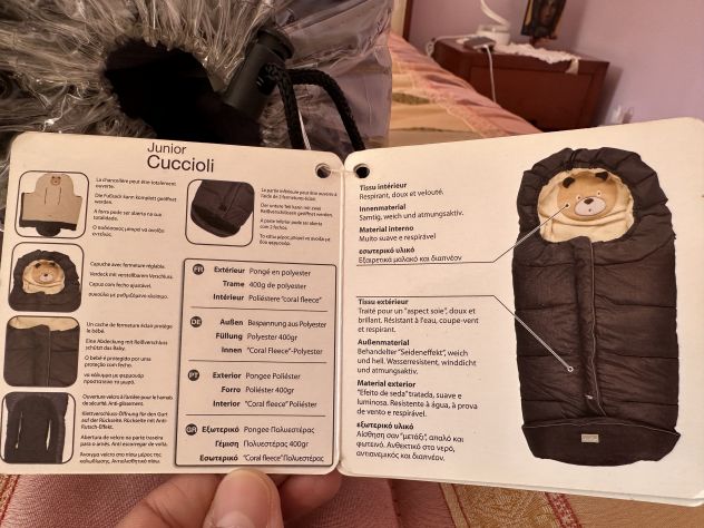 Sacco termico universale Nuvita Junior Cuccioli 100 cm – pari al nuovo - Foto 5