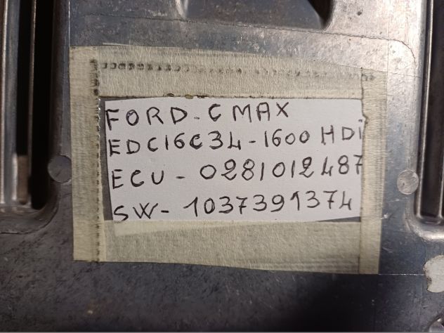 Centralina Motore Bosch 0 281 012 487 0281012487 7M51-12A650-JC 1039S17809 7EFC - Foto 5
