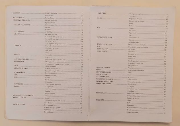 Nuovo Mega canzoniere 200 testi e accordi Ed.Carlsch, Milano 2002 - Foto 8