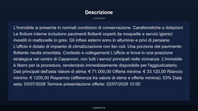 Immobile in asta di 52 m² in vendita a Capannori - Foto 5