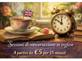 Conversazioni in inglese online - Offerta Spring €5
