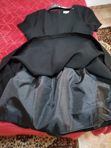 Abito elegante donna nero 46 48 nuovo - Foto 6