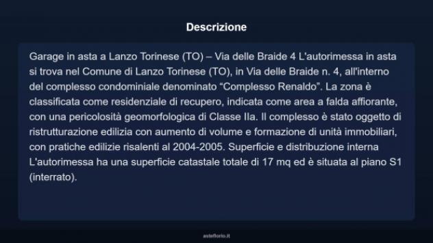 Immobile in asta di 17 m² in vendita a Lanzo Torinese - Foto 10