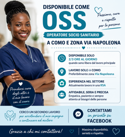 OSS cerca assistenza privata Como Camerlata