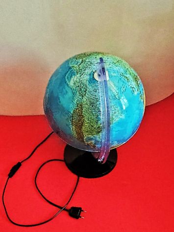 Mappamondo Luminoso geografico-Fisico-Politico-D.=30 cm. - Foto 3