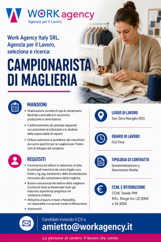 Campionarista di maglieria
