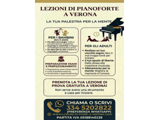 LEZIONI PRIVATE DI PIANOFORTE