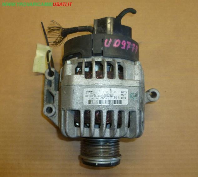ALTERNATORE LANCIA MUSA  Meccanica  Motore  Alternatore FIAT - GRANDE PUNTO EVO - 01-08-2009 - 01-03-2013, FIAT - G