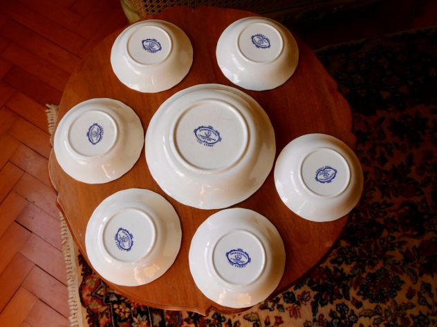 Servizio Macedonia anni 60 in fine porcellana inglese Swinnertons Staffordshire - Foto 3