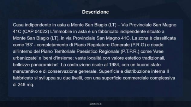 Immobile in asta di 248 m² con più di 5 locali in vendita a Monte San Biagio - Foto 17