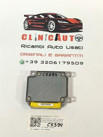 CENTRALINA AIRBAG MERCEDES Classe S W220 4° Serie 0018202226 0285001215 628960 (9905) - Foto 3