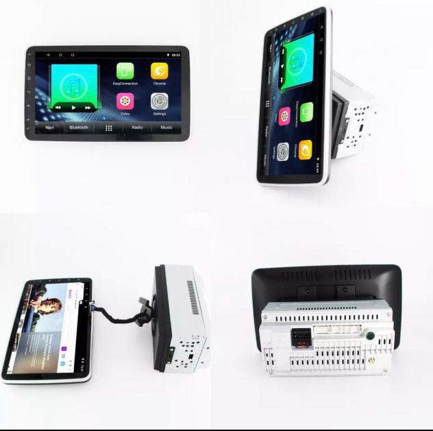 STEREO AUTO ANDROID 10? POLLICI 2 DIN O GPS NAVI WIFI SCHERMO ESTRAIBILE - Foto 7