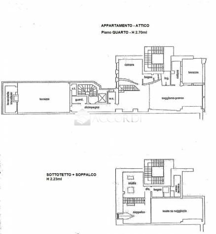 ATTICO di 3 vani e di 258 mq (CONEGLIANO) rif. DT112 - Foto 15