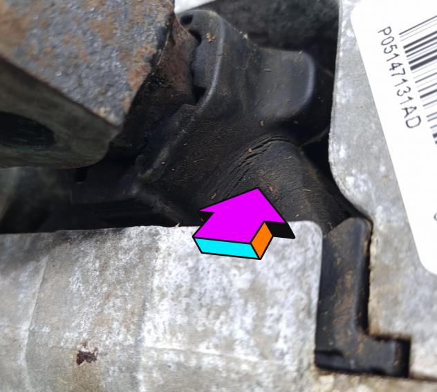 SUPPORTO CAMBIO FIAT Freemont 1° Serie P05147131AD 939 B5.000, 940 A5.000 Diesel 2000 (11) - Foto 8