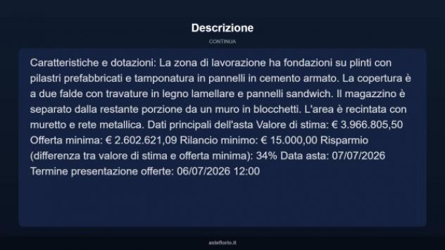 Immobile in asta di 20733 m² in vendita a Perugia - Foto 9