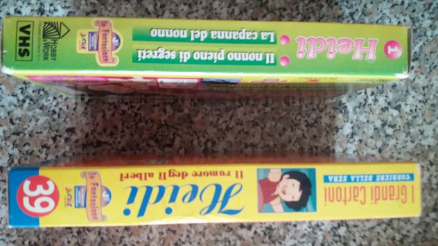 N° 2 VHS Heidi + Lupin + vichy il vichingo - Foto 8