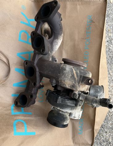 ❗️❗️❗️VENDUTO❗️❗️❗️Turbina usata Golf 5 2.0TDI 140cv Motore BKD - Foto 9