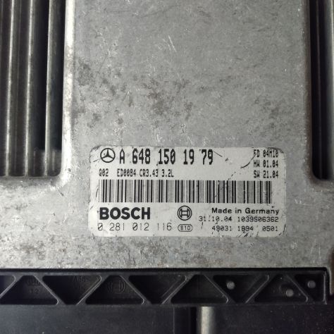 Centralina motore Bosch Mercedes-Benz, 0281012116, 0 281 012 116, A6481501979, - Foto 4
