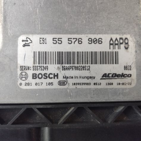 CENTRALINA MOTORE ECU OPEL INSIGNIA 55576906 0281017105 55575349 BC2 CENTRALINA - Foto 4
