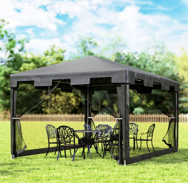 Gazebo da Giardino Outsunny 3x4m con Zanzariera - NUOVO IN SCATOLA - Foto 4