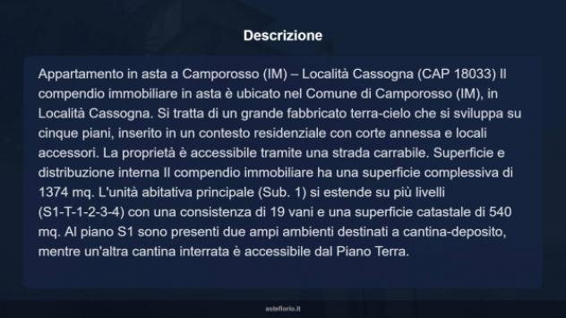 Immobile in asta di 540 m², box auto in vendita a Camporosso - Foto 17