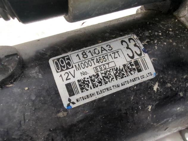 1810A333 MOTORINO AVVIAMENTO MITSUBISHI SPACE STAR 1.0 B 52KW 5M 5P (2018) RICAMBIO USATO - Foto 4