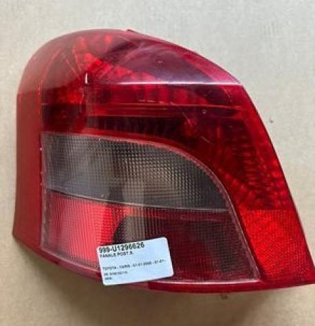 FANALE POST.S. 999-U1296626 Parti elettriche  Fanaleria  Fanali  Fanale post. sx. TOYOTA - YARIS - 01-01-2006 - 01-01-2009
