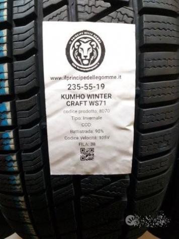 4 gomme 235 55 19 kumho a8070 - Foto 2