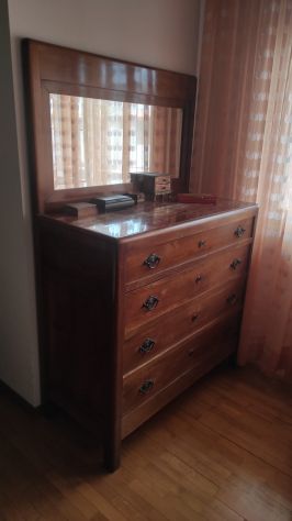 CAMERA DA LETTO IN NOCE MASSELLO NAZIONALE ANNI '30 - Foto 5