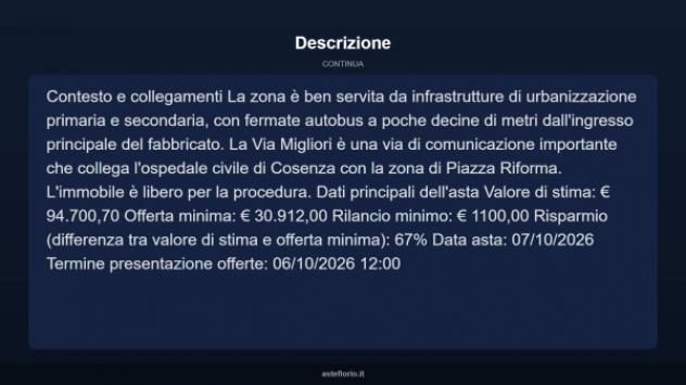 Immobile in asta di 121 m² in vendita a Cosenza - Foto 13