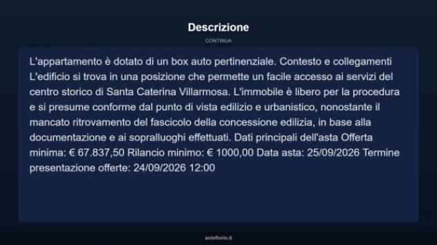 Immobile in asta di 170 m², box auto in vendita a Santa Caterina Villarmosa - Foto 4