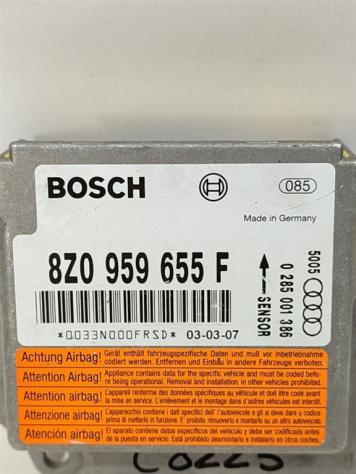 CENTRALINA AIRBAG AUDI A2 Serie (8Z0) 8Z0959655F BBY (0005) - Foto 2