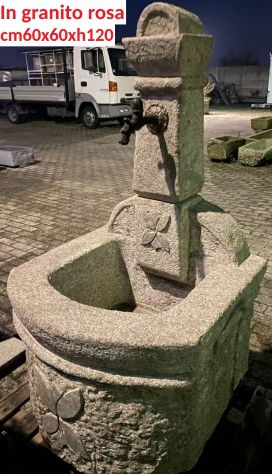 Fontana in vera pietra granito - Foto 7