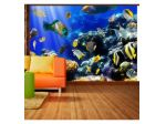 Fotomurale Adesivo Con Acquario Arredalacasa