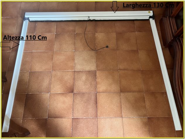Zanzariera Alluminio A Rullo Pronta 130 x 110 - Foto 4