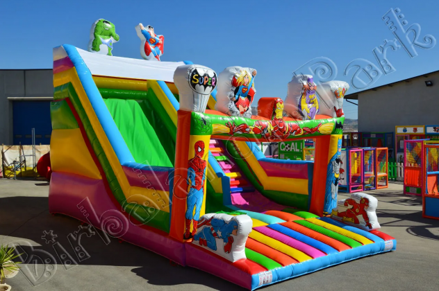 Gioco gonfiabile scivolo per bambini per baby park, hotel e aree gioco - Foto 2