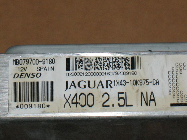 1X4310K975CA ECU JAGUAR X400 2.5L MA 1X43-10K975-CA MB079700-9180 MB0797009180 - Foto 3