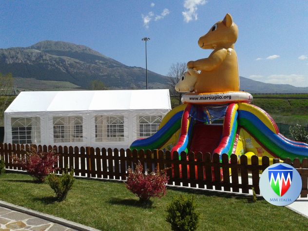 MM Italia Linea Mara Tendoni, Gazebo 4 x 8 Pvc Ignifugo uso Pubblico - Foto 2