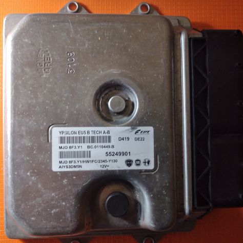 Centralina Motore Magneti Marelli FPT Lancia Ypsilon 1.3 Mjet Mjd8f3.y1 55249901 - Foto 7