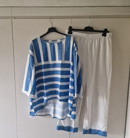 Completo bianco e azzurro - Foto 5