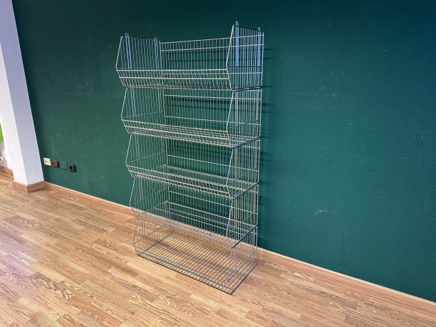 5 Cestelli espositivi modulari acciaio impilabili - Foto 2